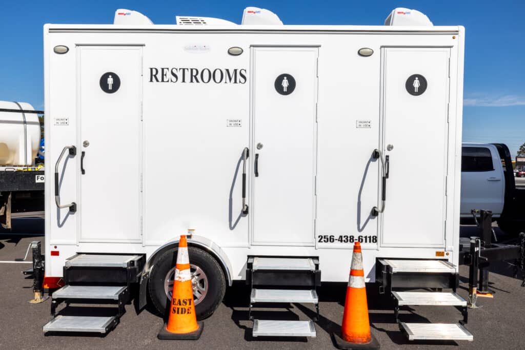 restroom trailer