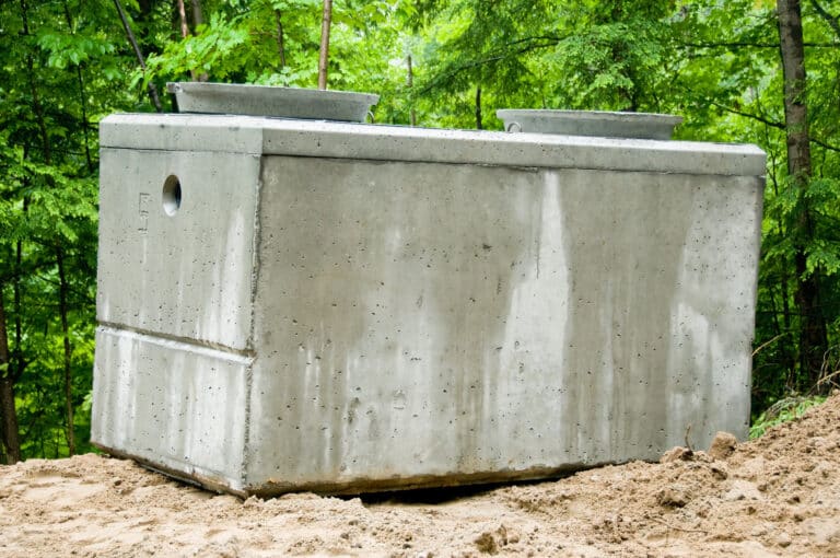 concrete septic tank