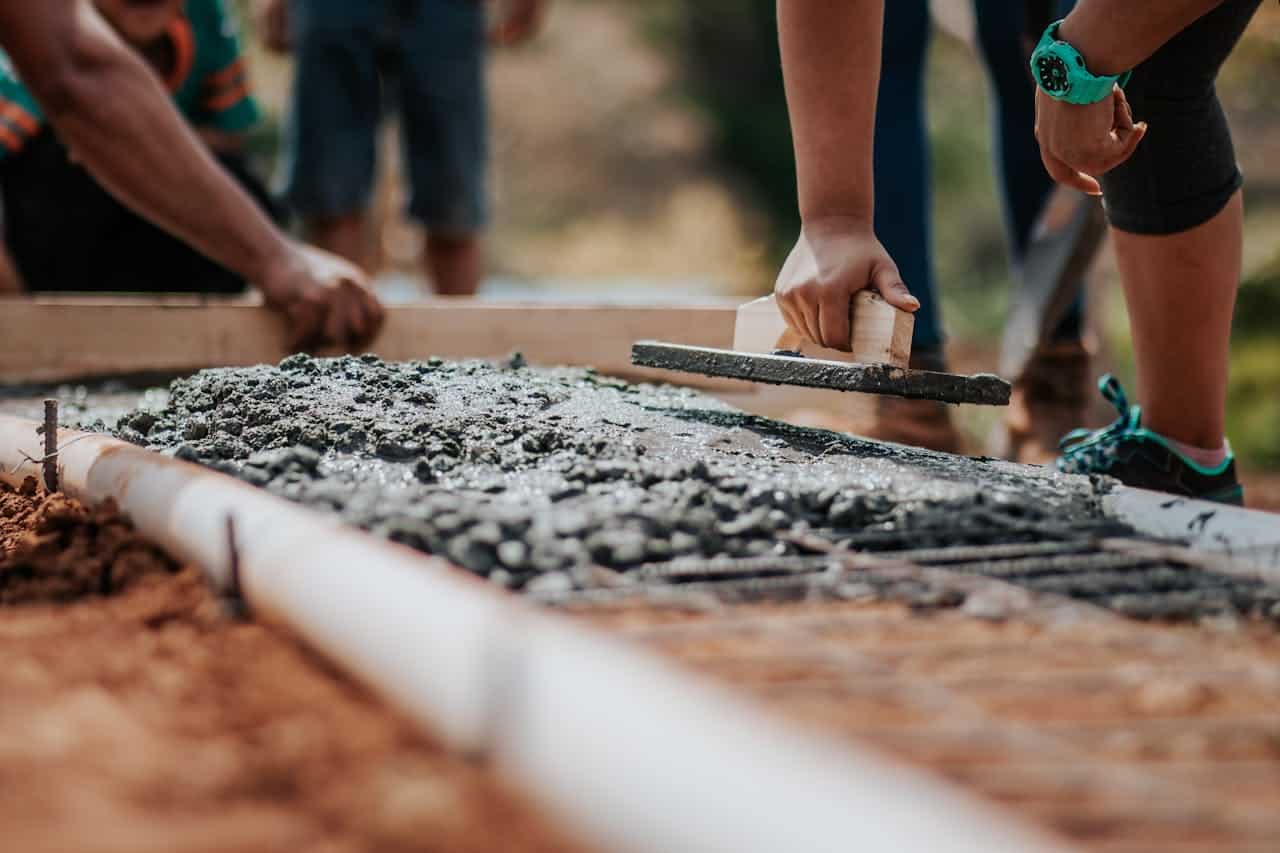 concrete finishing